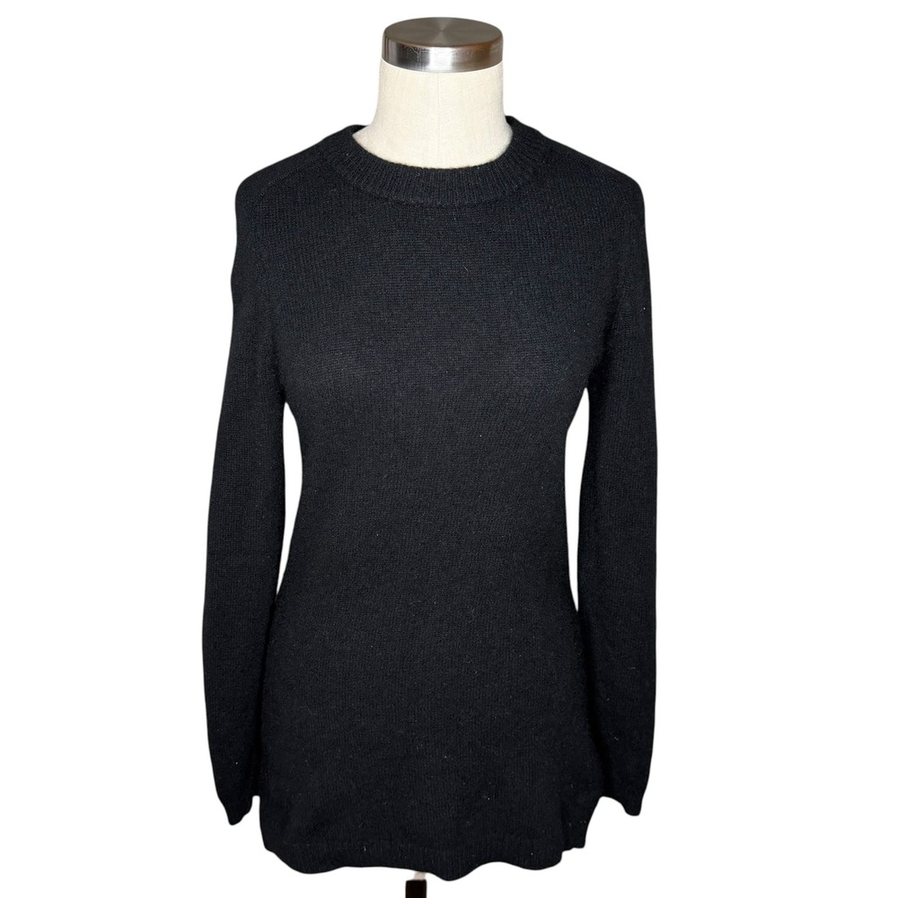 BARROW & GROVE Sweater Black 100% Cashmere Crew Neck Women's Size Small Classic